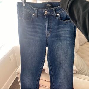 True Religion BECCA mid rise boot dark wash denim jean